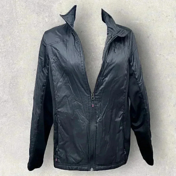 Lands End light weight jacket Black size Small some peeling under arms - Picture 1 of 13